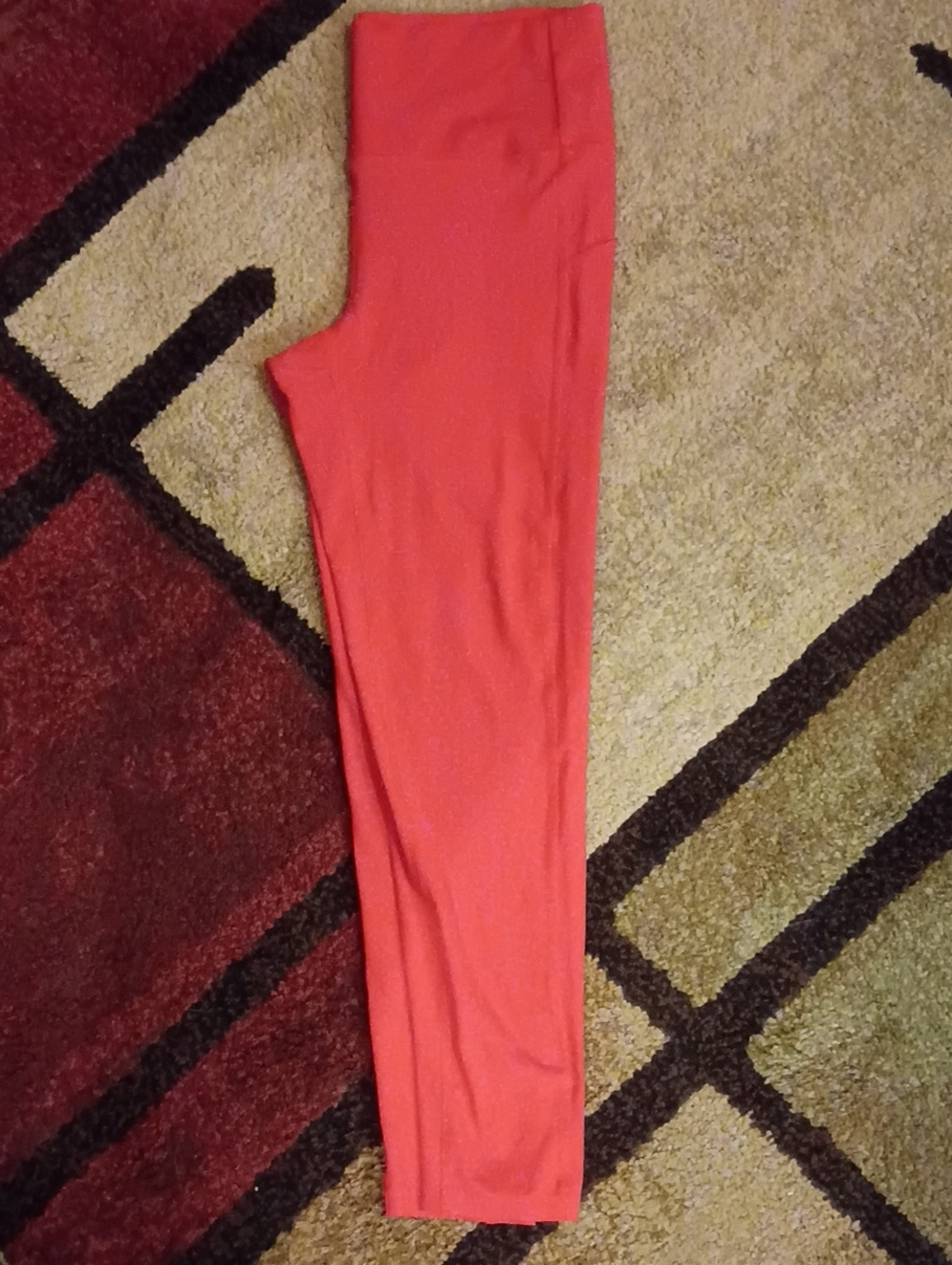Mono B Women's High-Waist Coral Leggings Size Medium